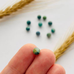 Бусины для украшений из Хризоколлы (10 шт)