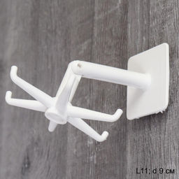Крючок настенный / HJ006white /уп 200/ белый