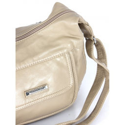 Сумка женская искусственная кожа Guecca-102, 1отд+карм/пер, плечевой ремень, бежевый SALE 264026 - Adelia фото 4