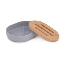 Мыльница п/эт. "Бамбук" (серый)