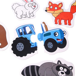 Макси-пазлы Синий трактор: Лесные жители  фото 3