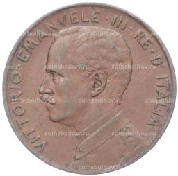 Монета 2 чентезимо 1916 года Италия