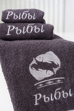 14418/10 Знаки зодиака полотенце махровое плотность 350гр