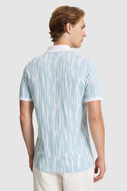 Erkek Mavi Regular Fit Polo Yaka Ti__rt