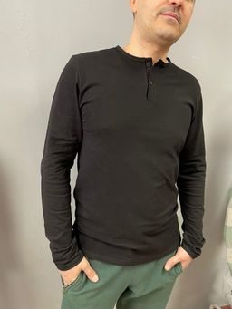 100% ХЛОПОК ПИКЕ Лонгслив мужской