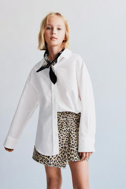 ANIMAL PRINT BERMUDA SKORT