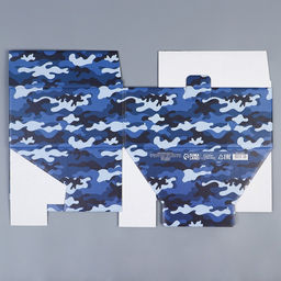 Цена за 2 шт. Коробка подарочная сборная, упаковка, «Милитари», 30×23×12 см