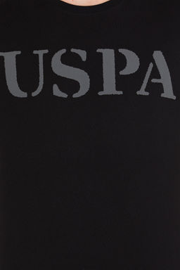 Мужская черная базовая футболка с круглым вырезом - U.s. polo assn фото 12