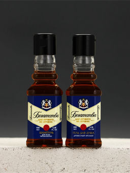 Подарочный набор мужской «Богатства», гель для душа, шампунь для волос, мочалка, Чистое счастье