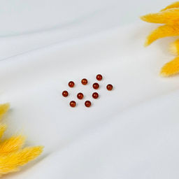 Бусины для украшений из Граната (Спессартин) (10 шт)