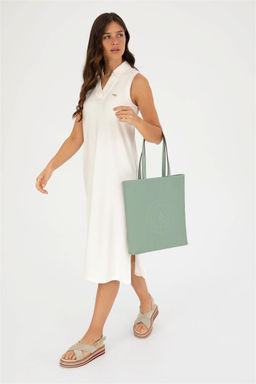 Женская зеленая сумка через плечо Неожиданная скидка в корзине