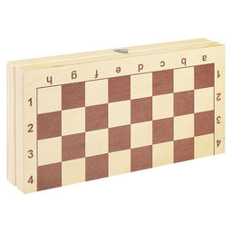 Игра настольная "Шахматы и шашки" пластмассовые в дер.упаковке(поле 29смХ29см)