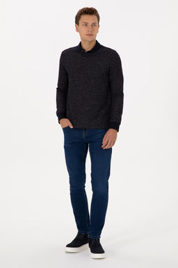 Erkek Lacivert Basic Sweatshirt - U.s. polo assn фото 4