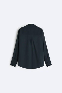 SEMI-SHEER VOILE SHIRT - Zara фото 7