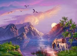 ФРЕЯ Пазл 1000 элемент. PZL-1000/06 На водопое