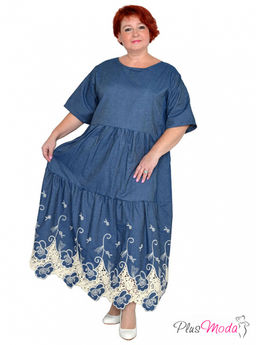 Платье Модель №1489 размеры 44-84 - Plusmoda фото 8