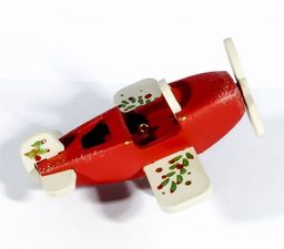 Маленькая елочная игрушка: Самолет Моноплан 3020 - Idh фото 4