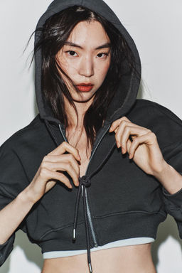 CROPPED HOODIE - Zara фото 9