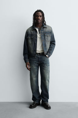 CROPPED FIT DENIM JACKET