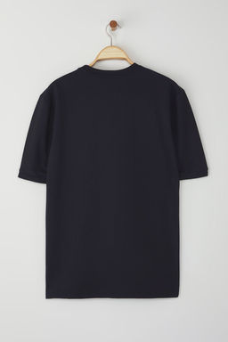 TRENDYOL MAN Koyu Lacivert Regular/Normal Kesim Basic Omuz Dar Kesim T-Shirt TMNSS25TS00071 - Trendyolmilla фото 5