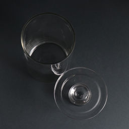 Стеклянный подсвечник на 1 свечу «Цилиндр широкий», прозрачный, d=2 см и d=8 см; 11×11×20 см