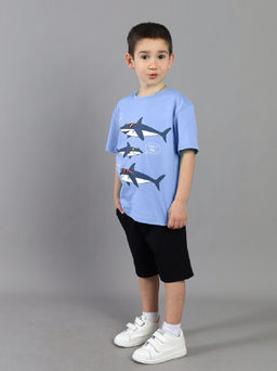 CRB wear / CSKB 64071-42K Футболка для мальчика,синий/Ex.Cherubino