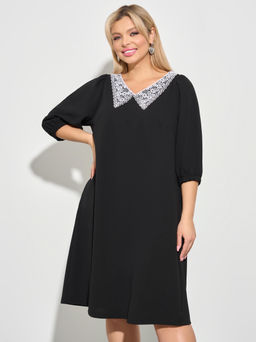 Платье 0218-2 чёрный кварц - Dora фото 15