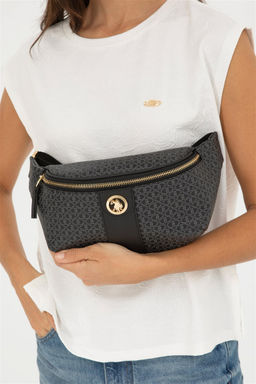 U. S. Polo Assn / Женская черная поясная сумка - U.s. polo assn фото 2