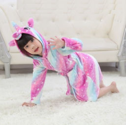 Халатик Волшебный фиолетовый Единорог (детский) - Кигуруми фото 10