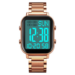 Часы наручные Skmei мужские электронные 2259rose-gold-white