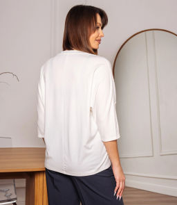 Футболка #КТ2617 (1), молочный - Dommod фото 3