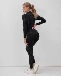 Комплект женского термобелья серого цвета 2120Sr