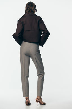 HIGH-WAIST TROUSERS - Zara фото 18