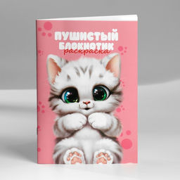 Подарочный набор блокнот-раскраска, трафарет, наклейки и восковые мелки Самая милая, с 8 марта