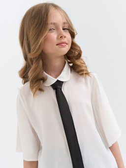 Галстук лента Черный 7+ - Bungly фото 6