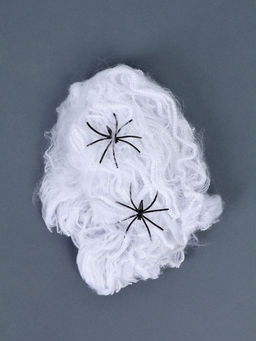 Цена за 2 шт. Прикол «Паутина и 2 паука»