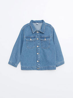 Uzun Kollu Basic Erkek Bebek Jean Ceket