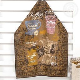 Полотенце 50*60 см. Кофейня рогожка хлопок 100%
