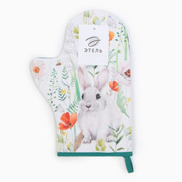 Варежка-прихватка Этель Маки 20х28см,саржа, 100% х/л, ватин 250г/м2  фото 8