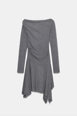 VESTIDO CORTO ASIM?TRICO / 831 - Zara фото 4