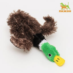 Игрушка текстильная Селезень, 30 х 9 см, зелёная