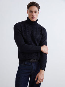 Bal?k?? Yaka Erkek Triko Kazak