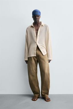 OPEN WEAVE SHIRT - Zara фото 14