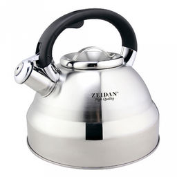 Чайник из нержавеющей стали Zeidan 3,5л, со свистком, фиксированная комбинированная ручка, курковый механизм, капсулированное индукционное дно, подарочная коробка (Китай) Подходит для всех видов плит, включая индукционную!