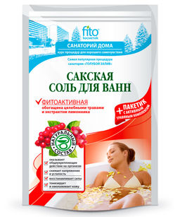 FITOкосметик Санаторий дома Соль для ванн Сакская "Фитоактивная" (500+30)мл