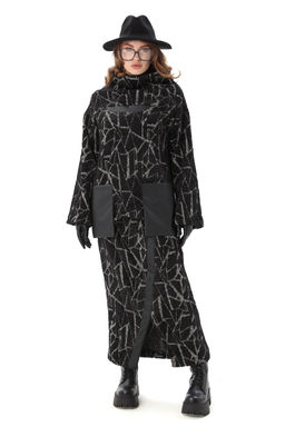 Юбка NIKVA н907-3 черная геометрия  фото 4