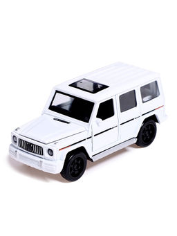 Машинка металлическая Внедорожник, световые и звуковые эффекты, открываются двери, капот, инерция, цвет МИКС - Автоград фото 12