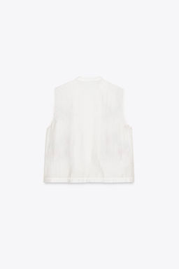 TOP WITH EMBROIDERED FLOWERS - Zara фото 6