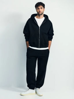 Худи relax fit на молнии / Zarina