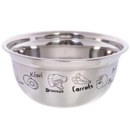 Миска из нержавеющей стали 5л 28*13см с рисунком